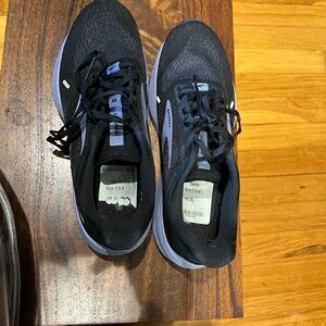 Brooks Black and Blue Athletic Shoes